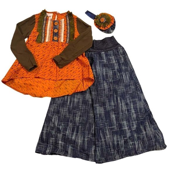 Girls Peaches N Cream Girls Fall Two Piece Set Size 3-4 - Picture 1 of 11